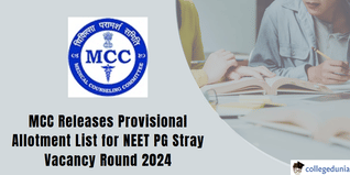 NEET PG Counselling 2024: Provisional Result for Stray Vacancy Round Released